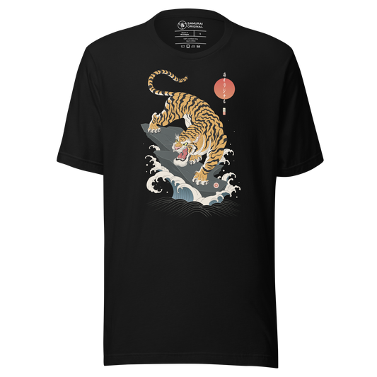 Tiger Japanese Ukiyo-e Unisex T-shirt