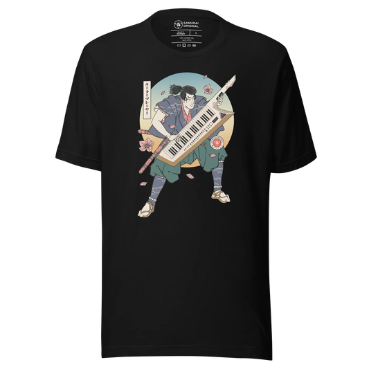 Samurai Keytar Player Music Ukiyo-e Unisex T-Shirt