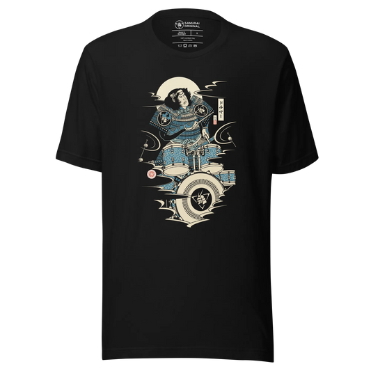 Samurai Drummer 6 Percussion Music Ukiyo-e Unisex T-Shirt