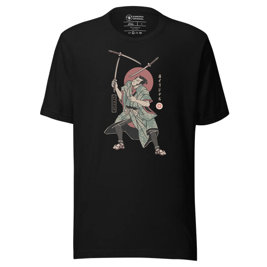 Samurai Juggling Katana Ukiyo-e Unisex T-Shirt