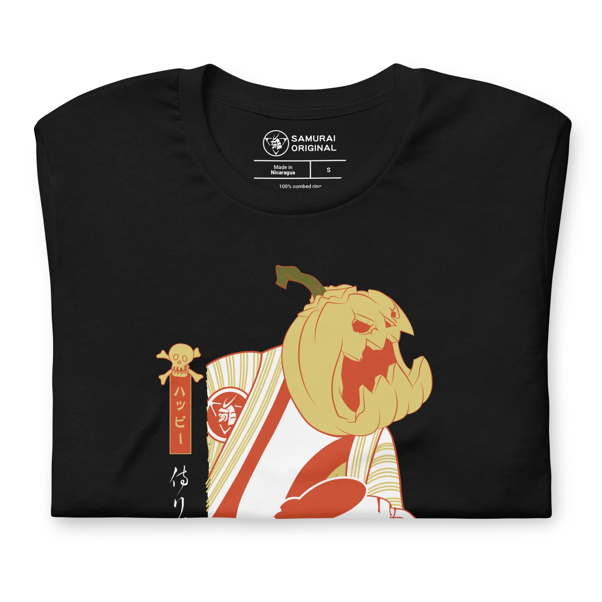 Halloween Pumpkin Japanese Ukiyo-e Unisex T-shirt -