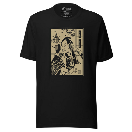 Samurai Voice Actor Japanese Ukiyo-e Unisex T-shirt 2