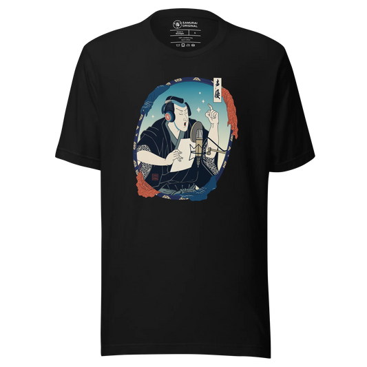 Samurai Voice Actor Japanese Ukiyo-e Unisex T-shirt 3