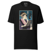 Geisha Voice Actor Japanese Ukiyo-e Unisex T-shirt - Black / S