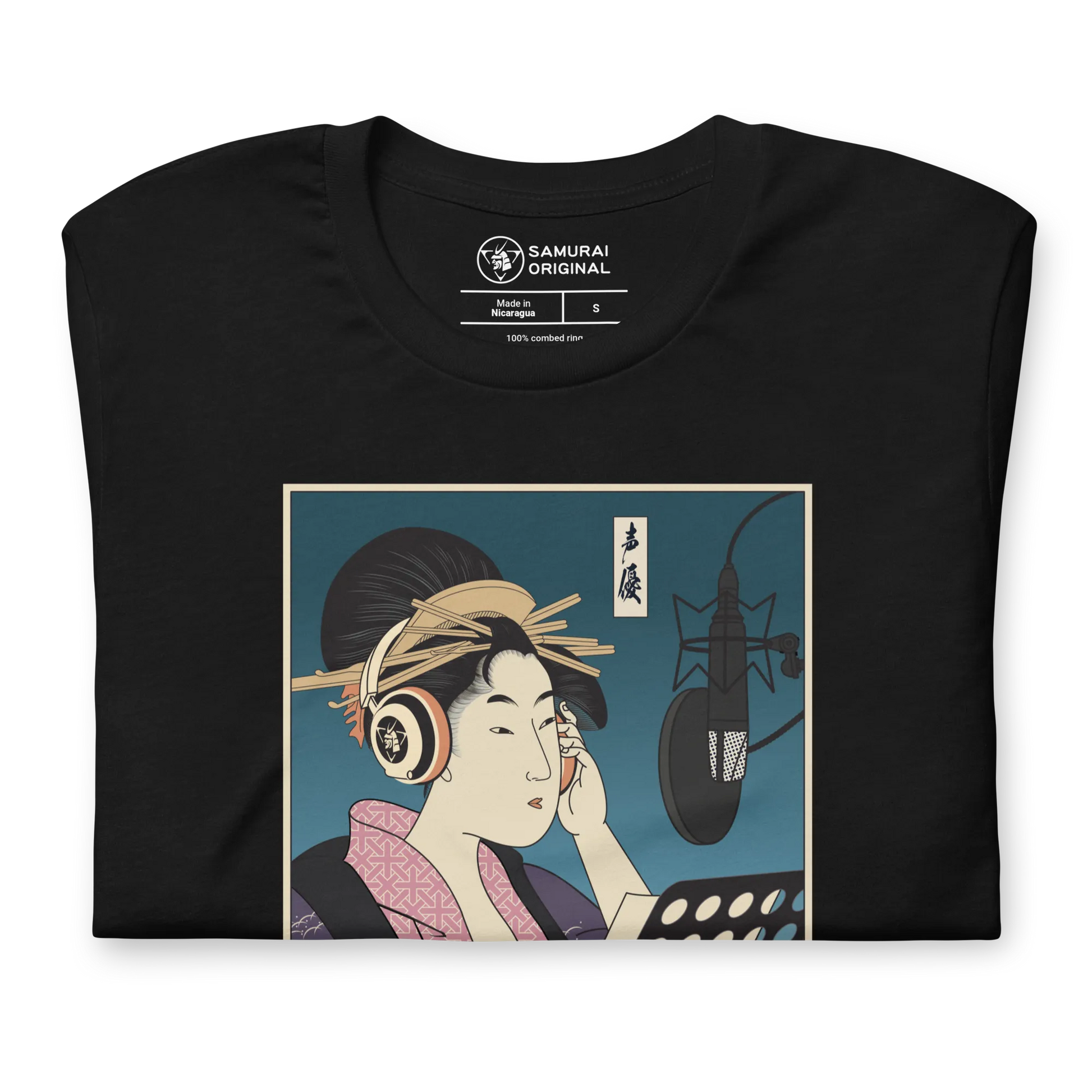 Geisha Voice Actor Japanese Ukiyo-e Unisex T-shirt -