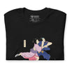 Samurai & Geisha Figure Skating Japanese Ukiyo-e Unisex t-shirt - Samurai Original