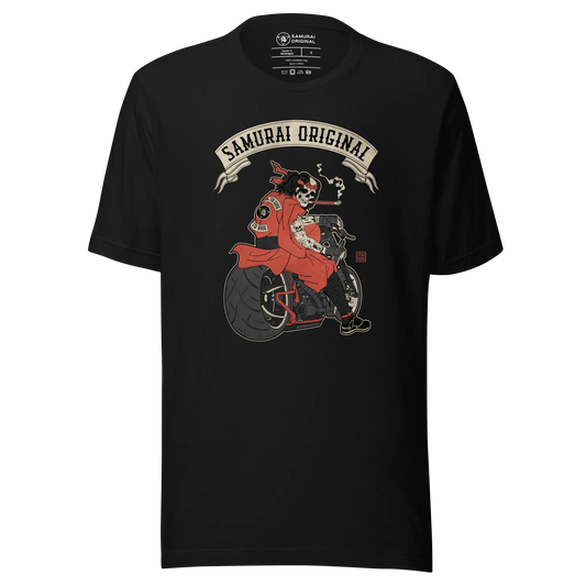 Samurai Choppers Biker Japanese Ukiyo-e Unisex T-shirt - Samurai Original