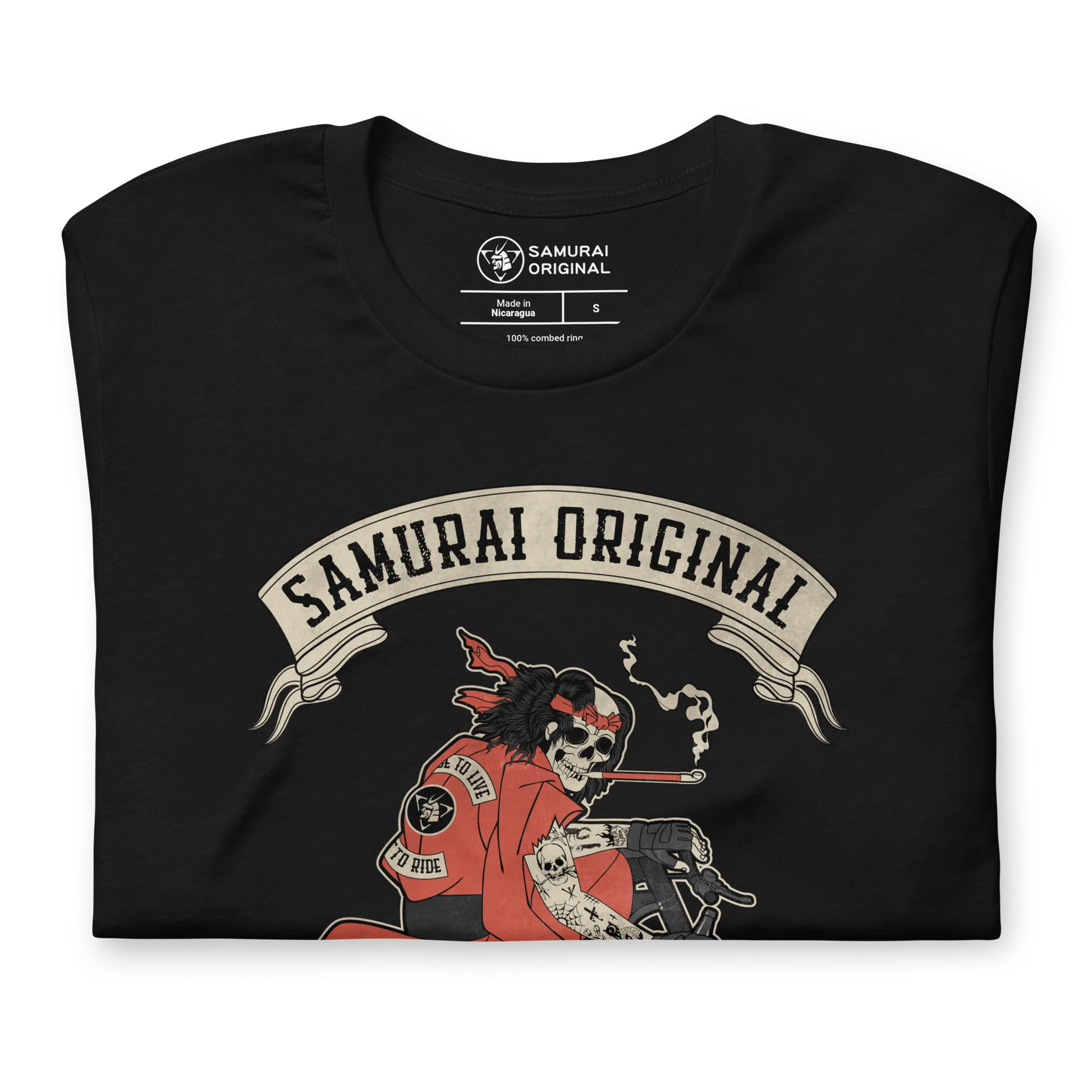 Samurai Choppers Biker Japanese Ukiyo-e Unisex T-shirt - Samurai Original