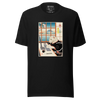 Cat Programmer Ukiyo-e Unisex t-shirt - Black / S