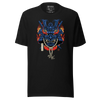 Samurai Mask with Fiery Eyes Ukiyo-e Unisex t-shirt