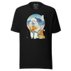 Poodle Dog Japanese Ukiyo-e Unisex T-shirt - Samurai Original