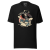 Samurai Drummer Japamese Ukiyo-e Unisex T-shirt 7