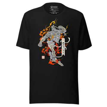 Muay Thai Japanese Ukiyo-e Unisex T-shirt 2 - Samurai Original