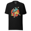 Samurai Play Bowling Ukiyo-e Unisex t-shirt