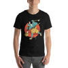 Samurai Play Bowling Ukiyo-e Unisex t-shirt