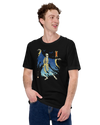 Halloween Samurai Skeleton Japanese Ukiyo-e  Unisex T-shirt 2