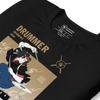 Samurai Drummer Japanese Ukiyo-e Unisex T-shirt 8