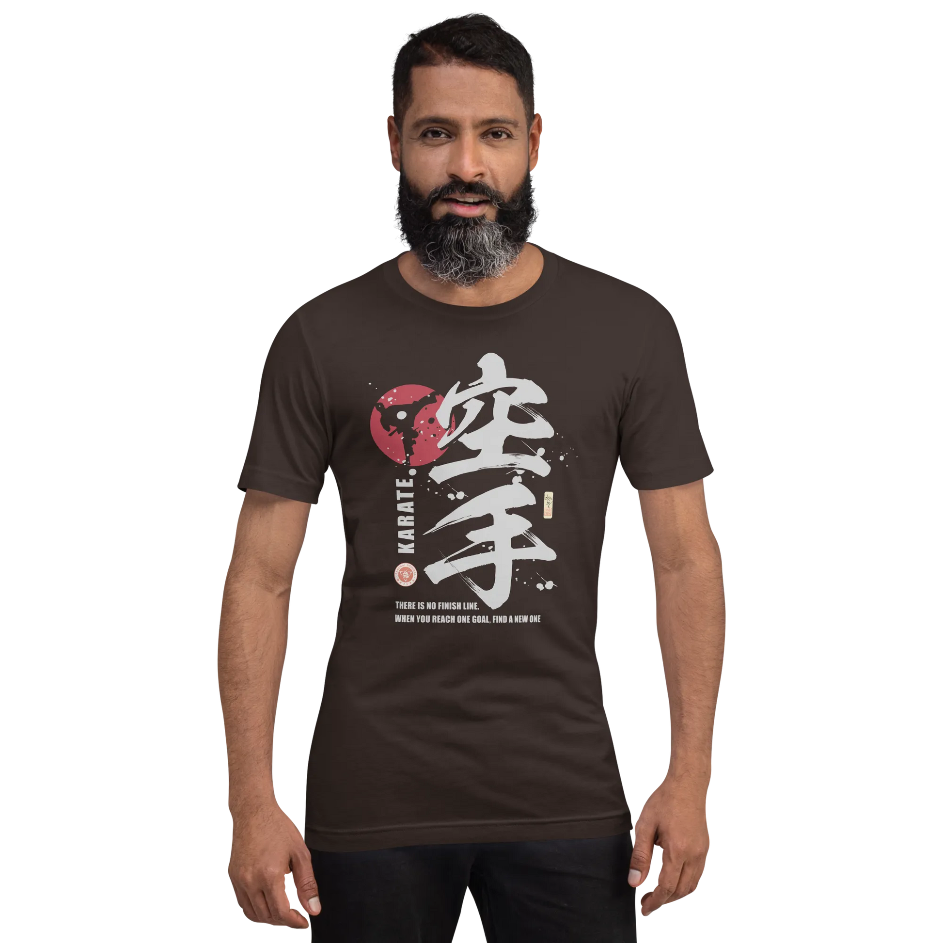 Karate Martial Quote Japanese Kanji Calligraphy Unisex T-Shirt -