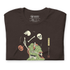 Halloween Samurai Skeleton Juggling Japanese Ukiyo-e Unisex T-shirt -