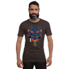 Samurai Mask with Fiery Eyes Ukiyo-e Unisex t-shirt