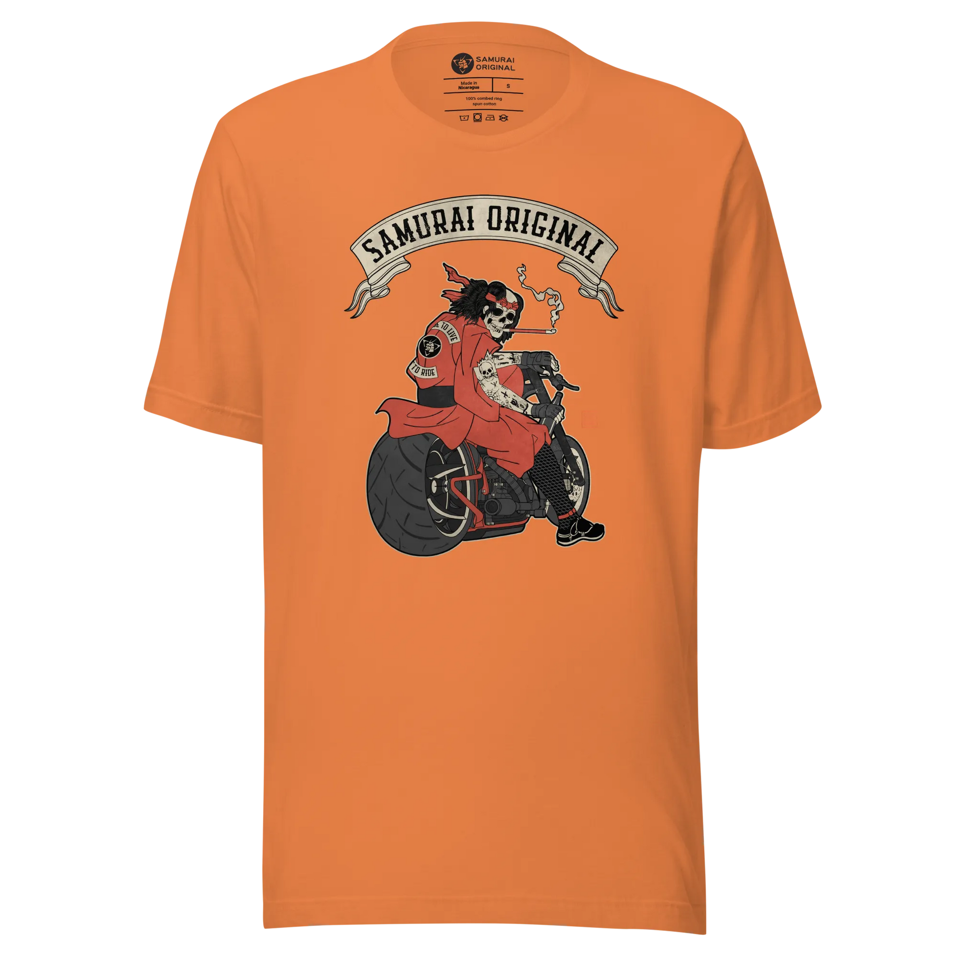 Samurai Choppers Biker Japanese Ukiyo-e Unisex T-shirt - Samurai Original