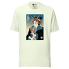 Geisha and Yorkshire Dog Japanese Ukiyo-e Unisex t-shirt - Citron / S