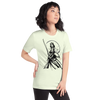 Female Samurai Sumi-e Japanese Ink Unisex T-shirt -