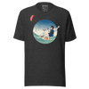 Samurai Kiteboarding Ukiyo-e Unisex T-shirt