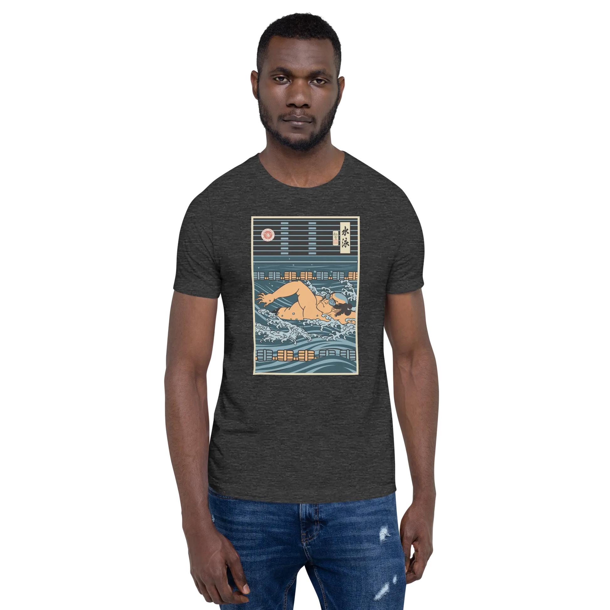 Samurai Swim Water Sport Ukiyo-e Unisex T-Shirt -