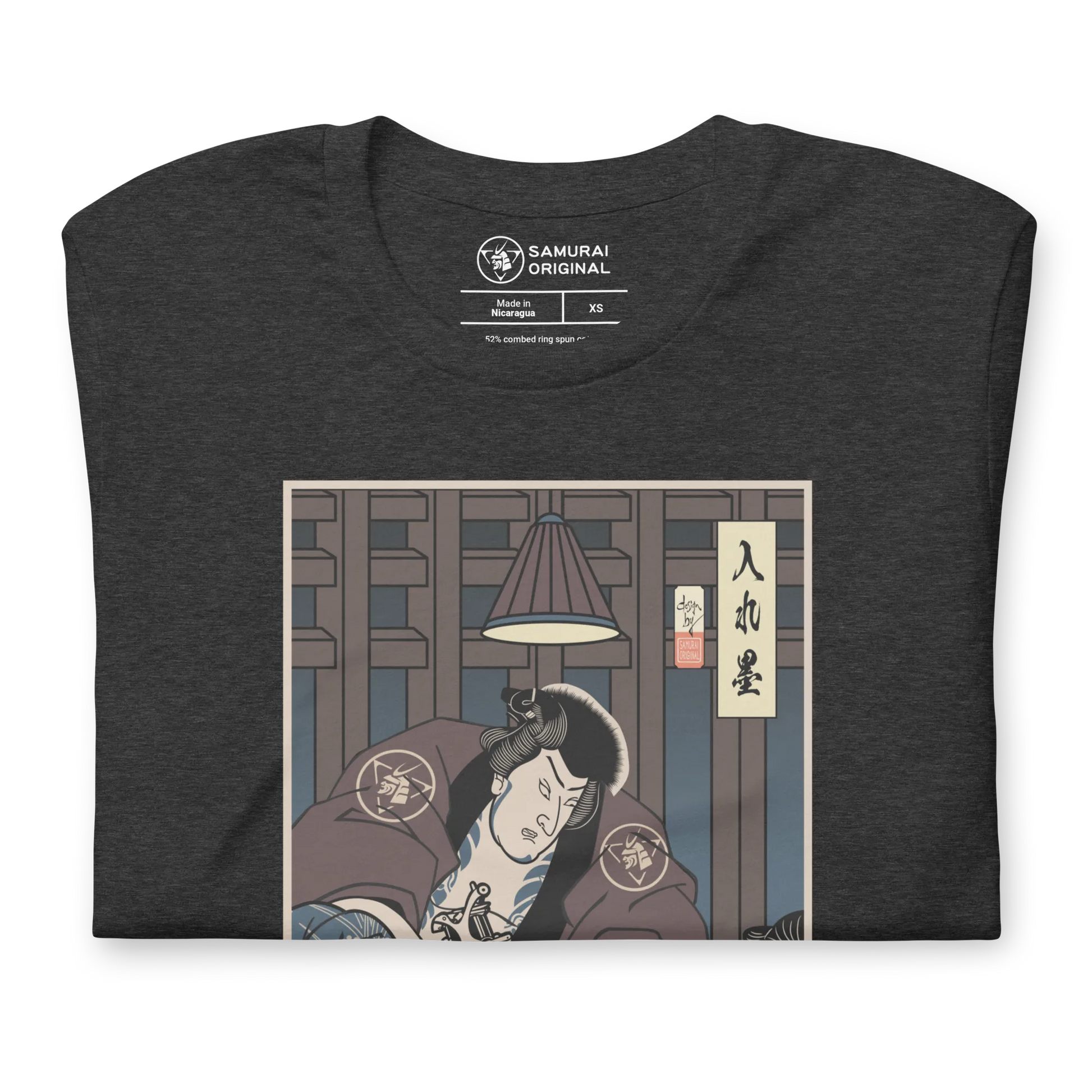 Samurai Tattoo Artist Ukiyo-e Unisex T-Shirt - Samurai Original