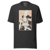 Geisha Chef Cook Dish Japanese Ukiyo-e Unisex T-Shirt - Dark Grey Heather / S