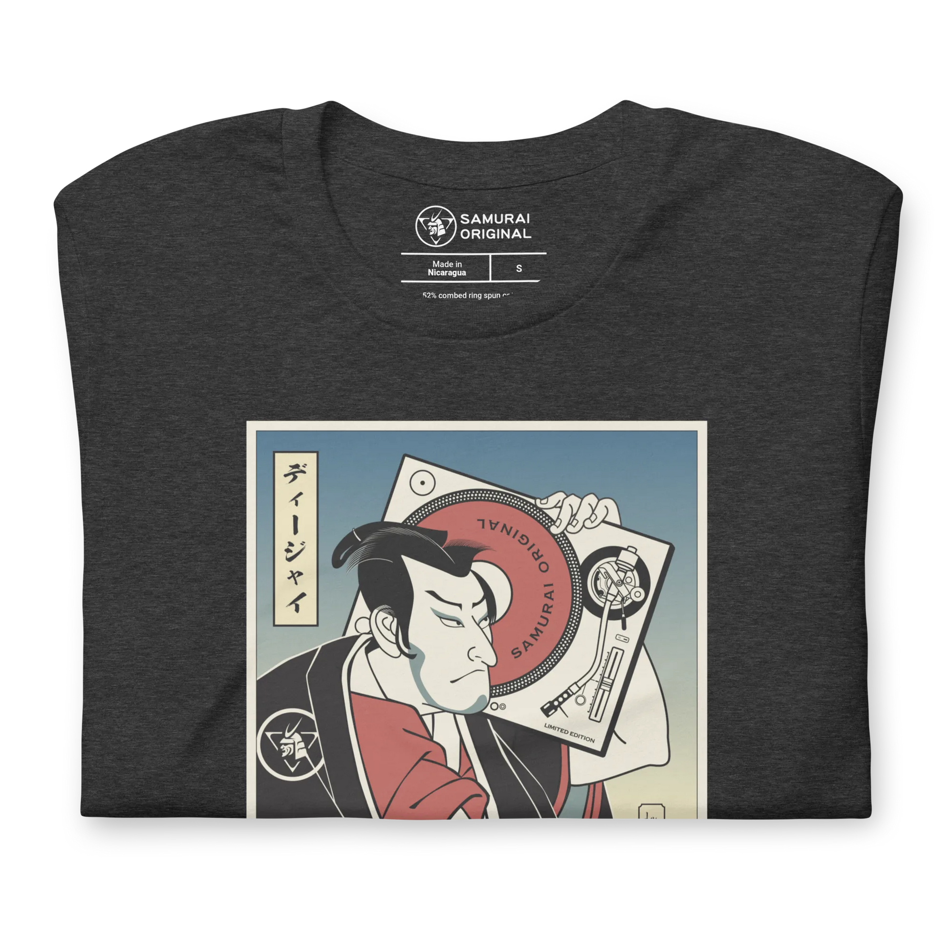 Samurai DJ 4 Music Ukiyo-e Unisex T-Shirt - Samurai Original