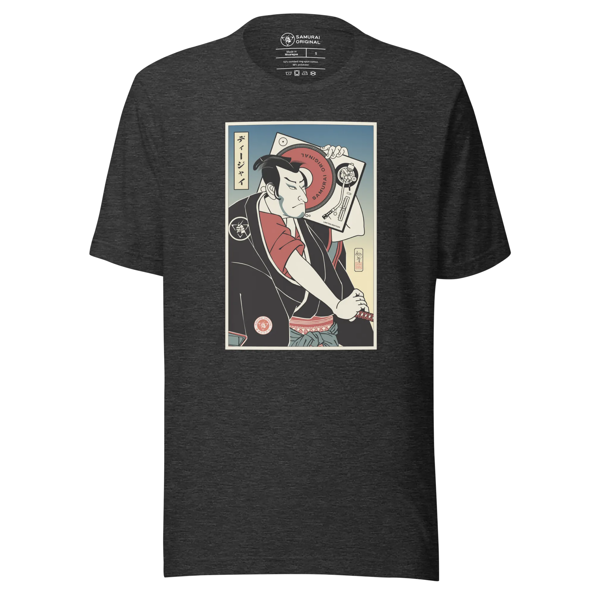 Samurai DJ 4 Music Ukiyo-e Unisex T-Shirt - Samurai Original