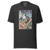 Samurai Guitar Player 2 Music Ukiyo-e Unisex T-Shirt - Dark Grey Heather / S