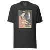 Geisha Pottery Artisan Japanese Ukiyo-e Unisex T-Shirt - Dark Grey Heather / S