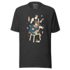 Samurai Play Mandolin Music Ukiyo-e Unisex T-shirt