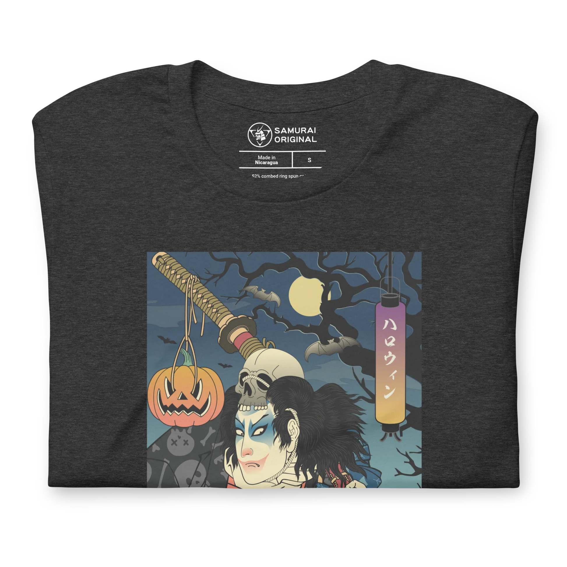 Halloween Samurai Joker Japanese Ukiyo-e Unisex T-Shirt -