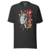 Halloween Namakubi Japanese Tattoo Unisex T-Shirt - Dark Grey Heather / S