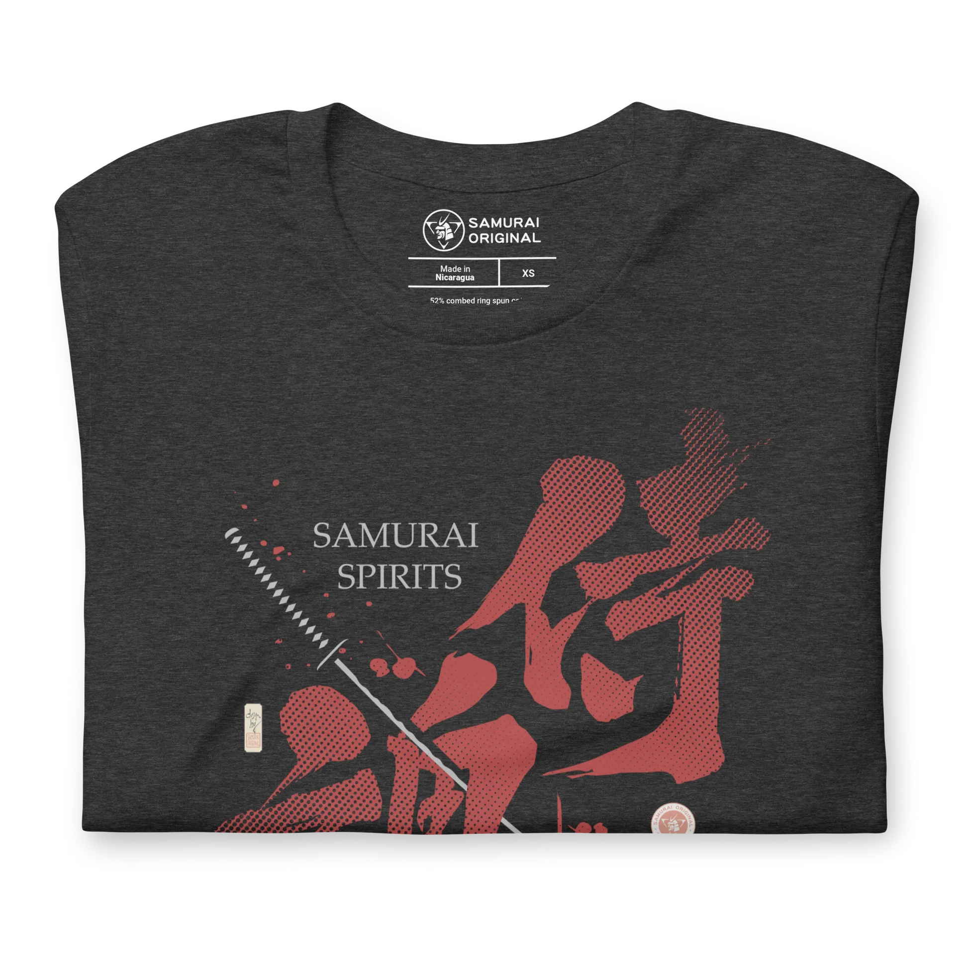 Samurai Spirits Kanji Calligraphy Unisex T-Shirt -