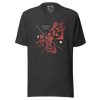 Samurai Spirits Kanji Calligraphy Unisex T-Shirt - Dark Grey Heather / S