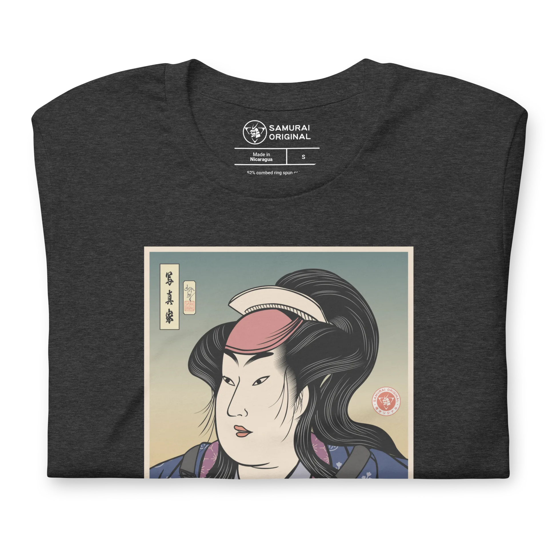 Onna Bugeisha Photographer Camera Japanese Ukiyo-e Unisex T-Shirt - Samurai Original