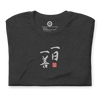 Ichinichi-Ichizen Japanese Embroideried Unisex T-shirt - Dark Grey Heather / S