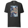 Dragon Japanese Ukiyo-e Unisex T-shirt - Dark Grey Heather / S