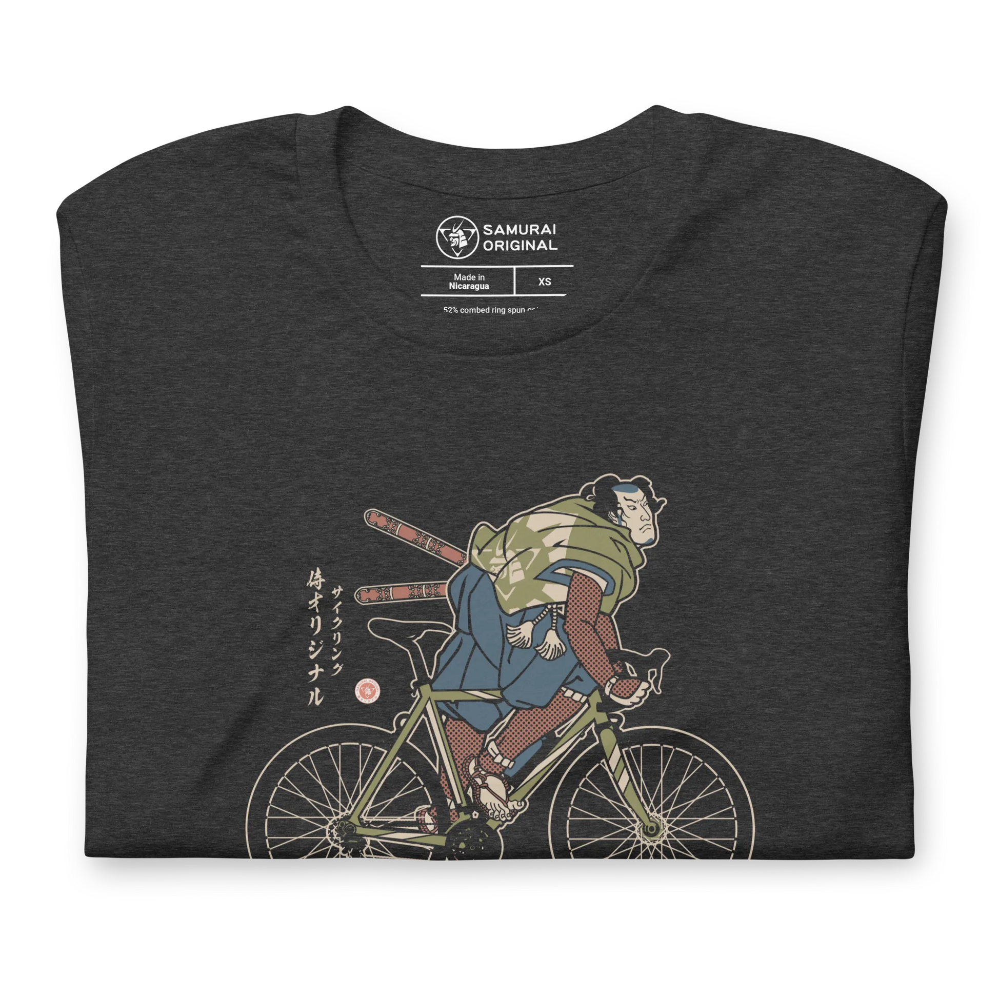 Samurai Bicycle Race Sport Ukiyo-e Unisex T-Shirt -