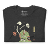 Halloween Samurai Skeleton Juggling Japanese Ukiyo-e Unisex T-shirt -