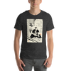 Samurai and Cat Japanese Ukiyo-e Unisex T-shirt 3 - Samurai Original