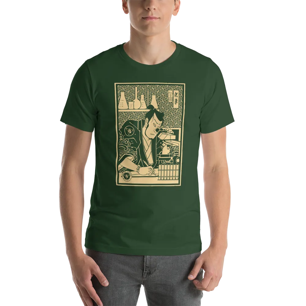 Samurai Chemistry Natural Science Ukiyo-e Unisex T-Shirt - Samurai Original