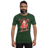 Santa Samurai Snowboard Christmas Ukiyo-e  Unisex T-shirt