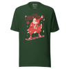 Santa Samurai Snowboard Christmas Ukiyo-e  Unisex T-shirt