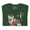 French Bulldog Funny Christmas Japanese Ukiyo-e Unisex T-shirt -